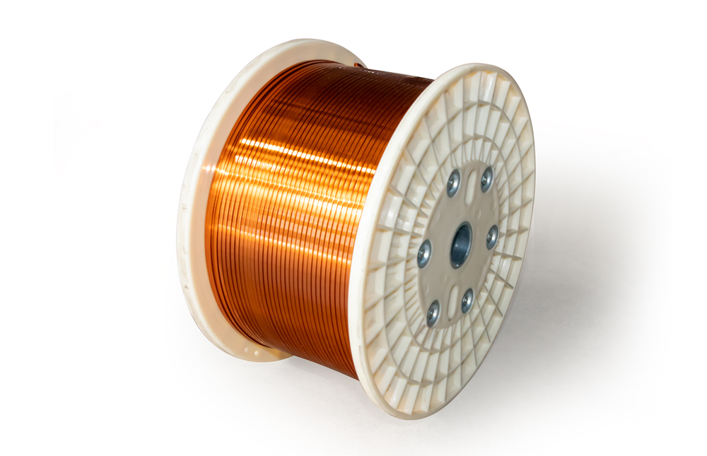 Acetal/self-adhesive acetal enameled copper (aluminum) rectangular wire, grade 120